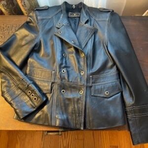 Black Moto Jacket XL fits like a Large